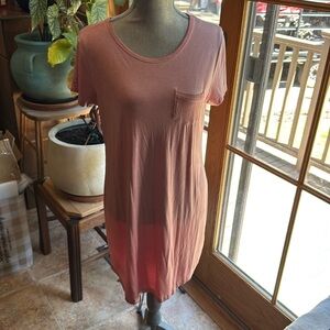 Rue 21 T shirt dress size XLarge, NWT, blush pink